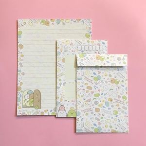 Sumikko Gurashi letter stationary set of 2 sheets and envelopes